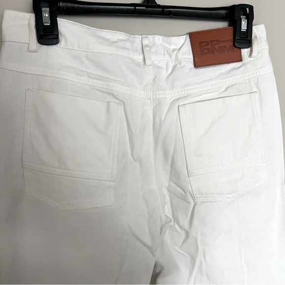 NWOT Princess Polly Pawley white denim cargo pants. - Picture 8 of 11